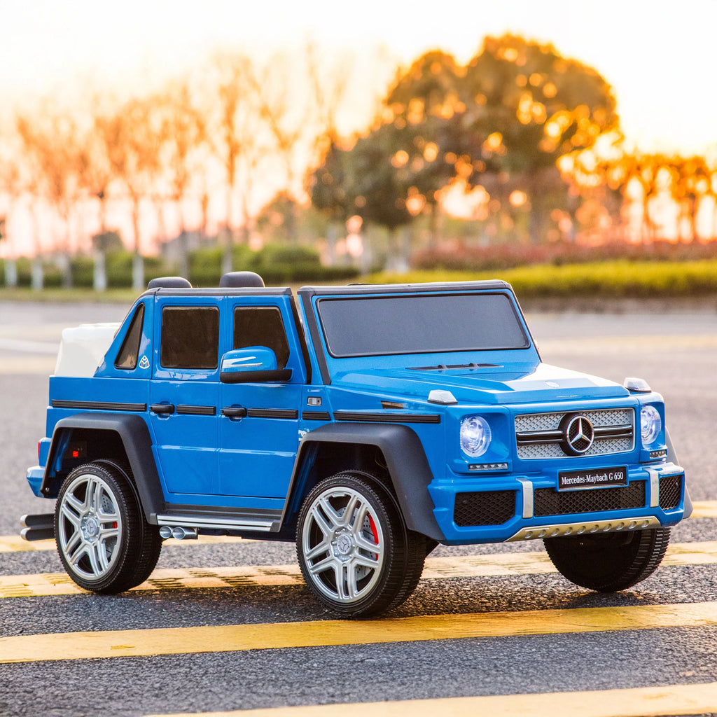 2026 Licensed 12V Mercedes Maybach G650s 4WD Kids Ride On 1 Seater Car with RC
