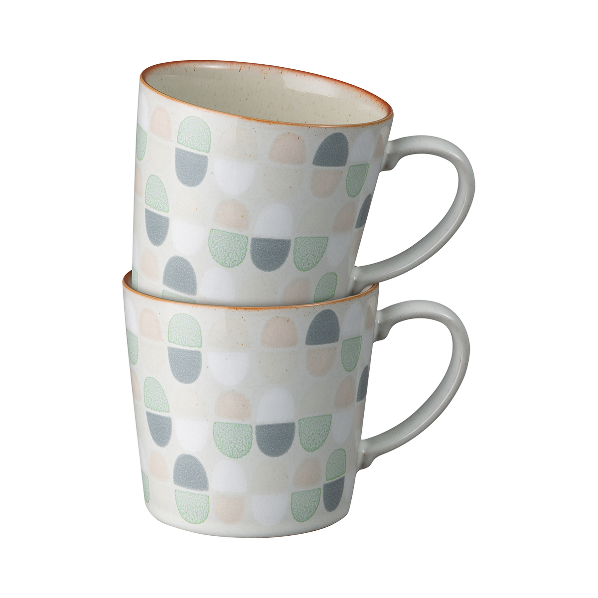 Heritage Atrium Accent Mugs - Set Of 2
