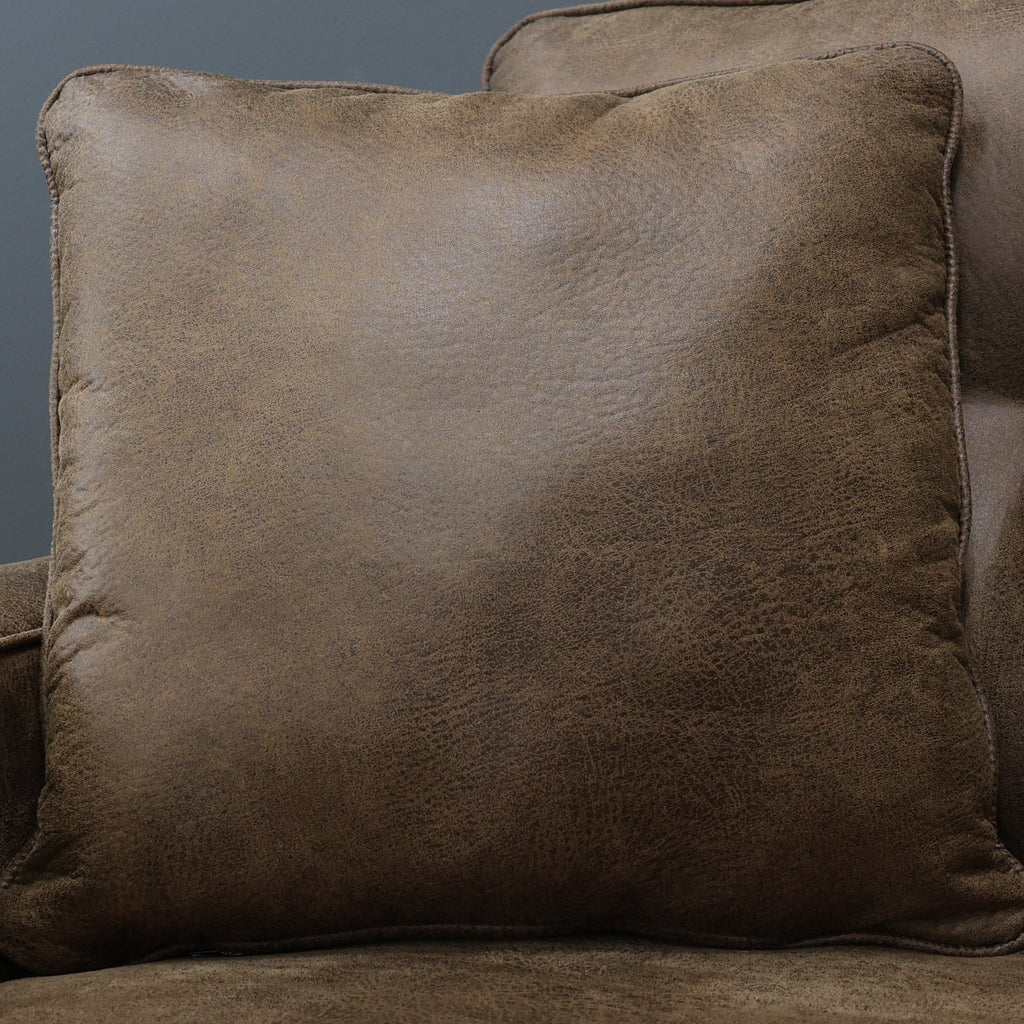 Victoria Sofa Chaise Tan Leather Air