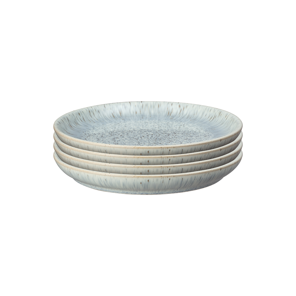 Halo Speckle Coupe Medium Plates - Set Of 4