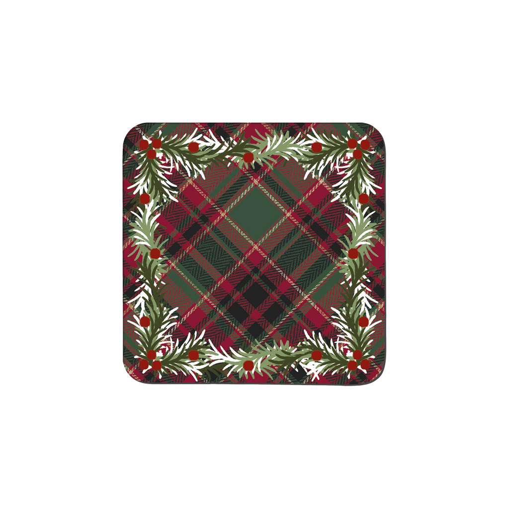 Noel Tartan Coasters - Set Of 6