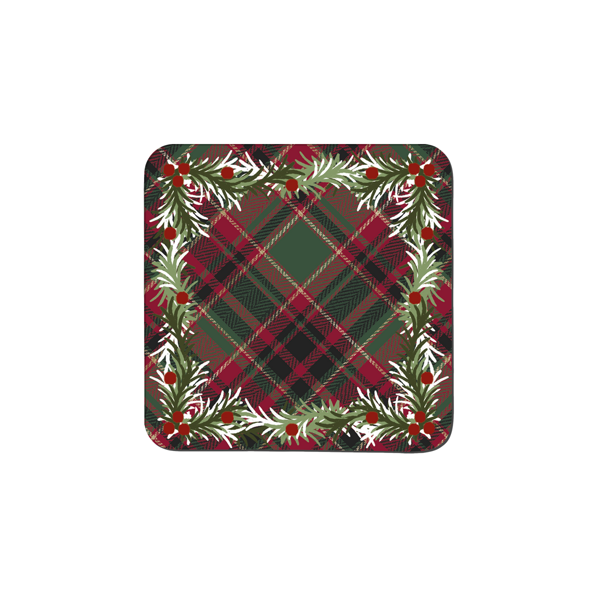 Noel Tartan Coasters - Set Of 6