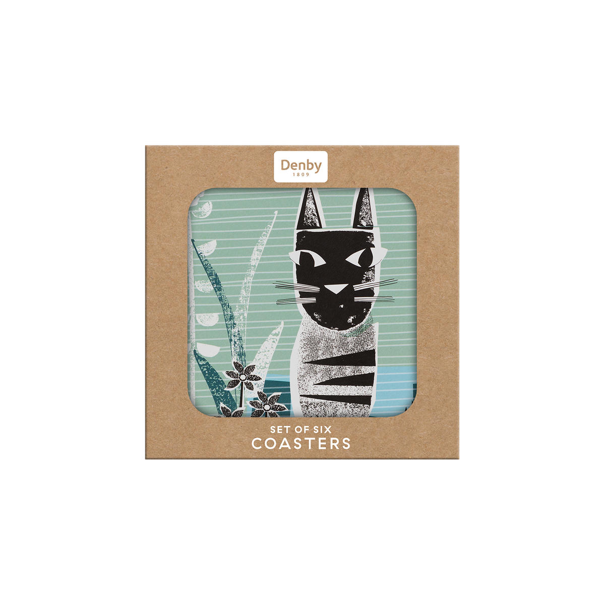 Cat Coasters - Set Of 6