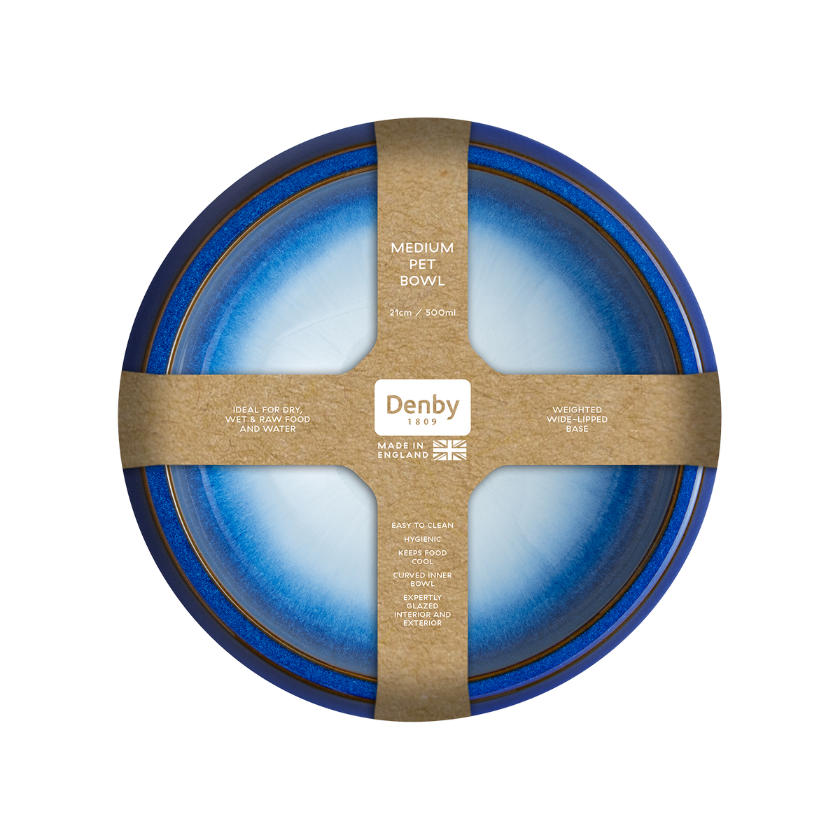 Blue Haze Medium Pet Bowl