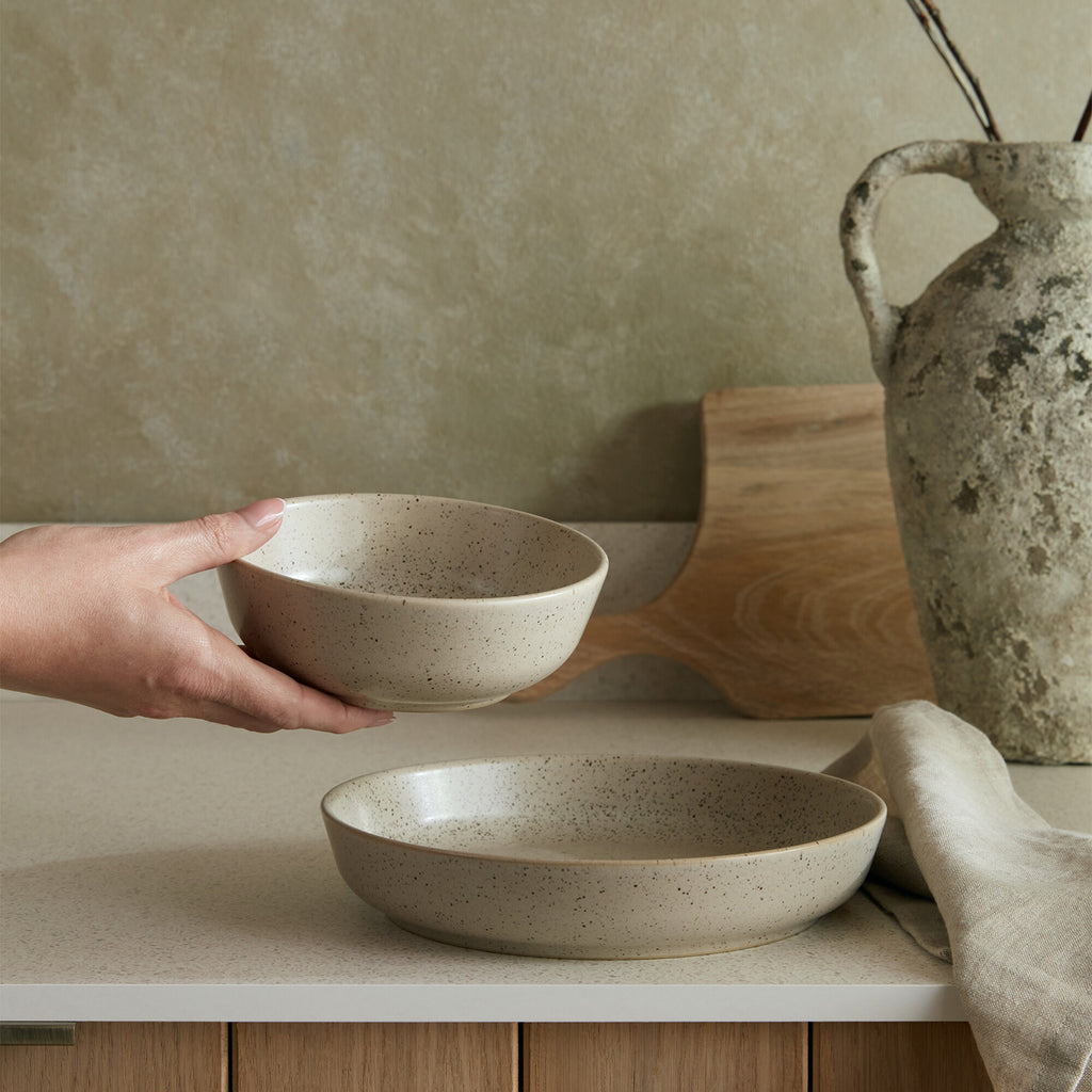 Grain Mixed Set Of 4 Pasta Bowls