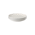 Modern Deco Small Gold Accent Plates - Set Of 4