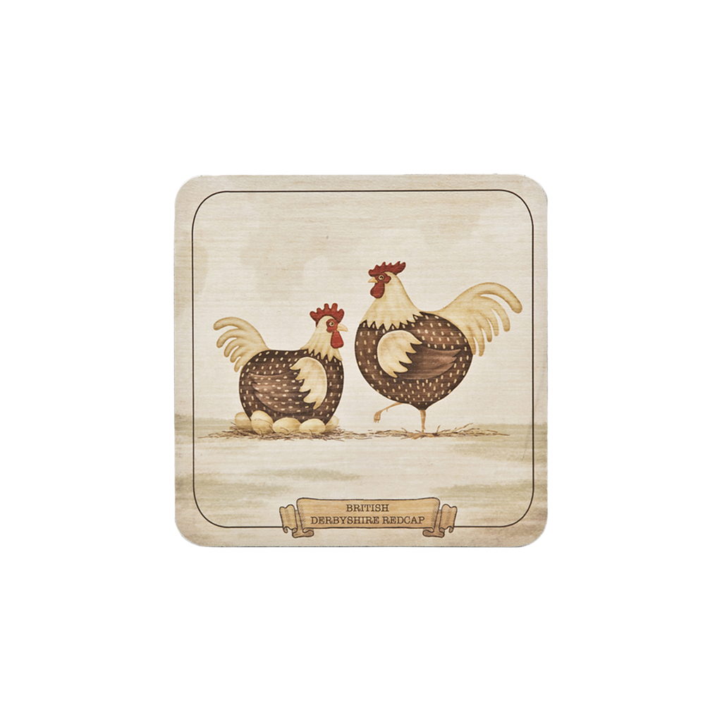 Derbyshire Redcap 6 Pc Coasters