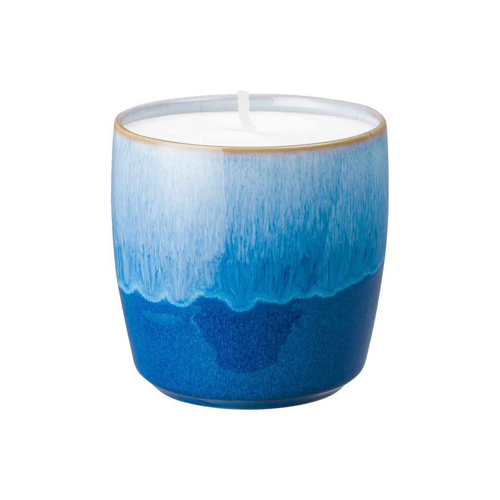 Blue Haze Ceramic Candle Pot