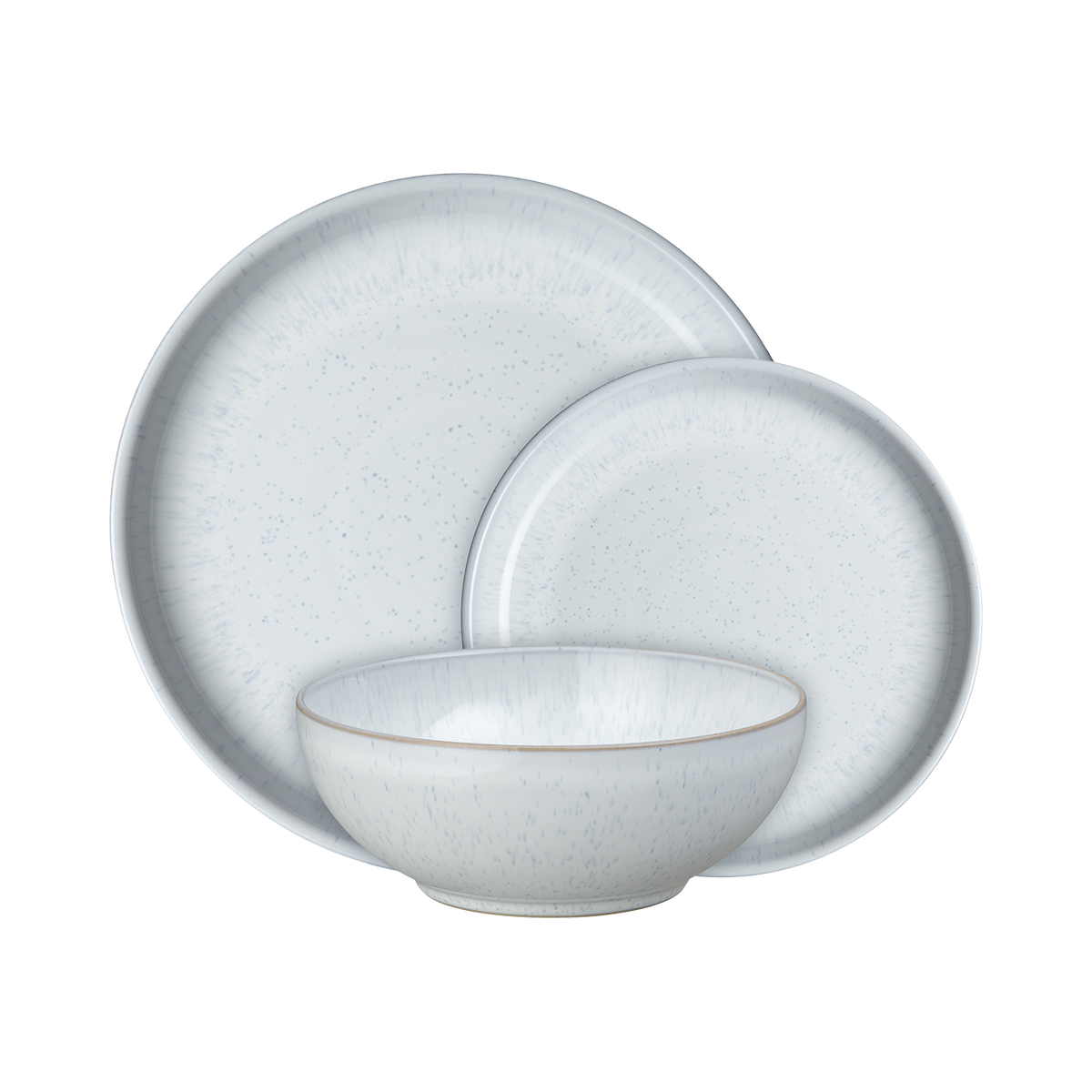 White Speckle 12 Piece Dinner Set