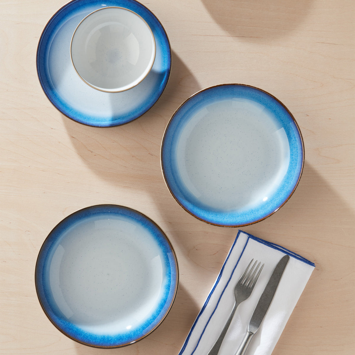 Blue Haze Pasta Bowls - Set Of 4