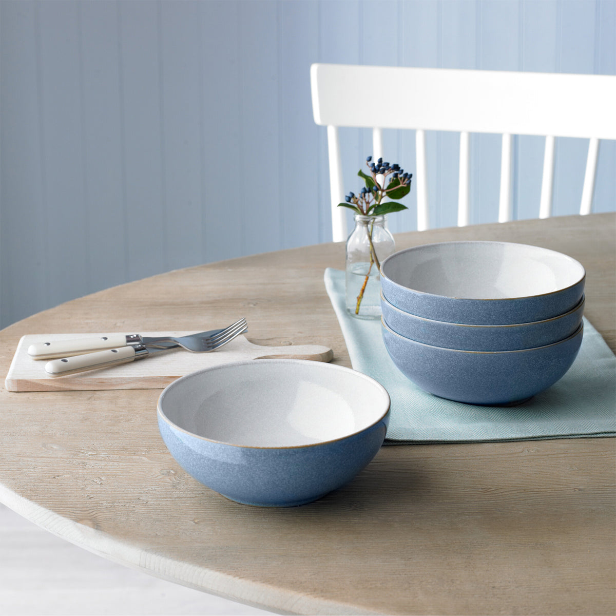 Elements Blue Cereal Bowls - Set Of 4