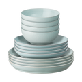 Elements Jade Light Green 12 Piece Dinner Set