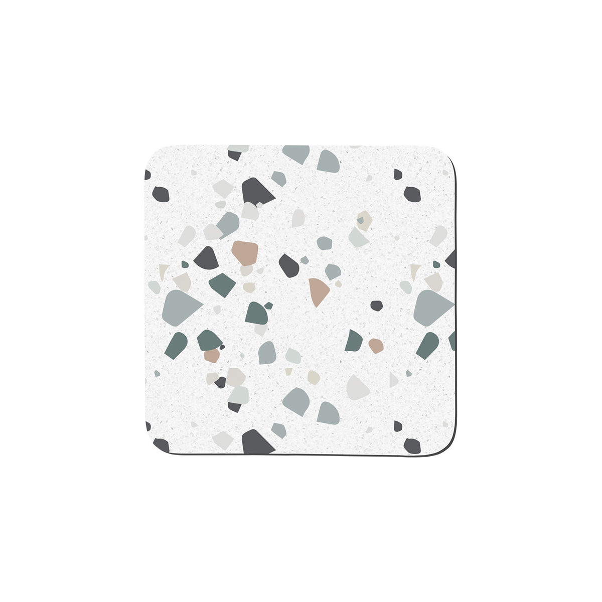 Elements Terrazzo Effect Neutrals Coasters - Set Of 6