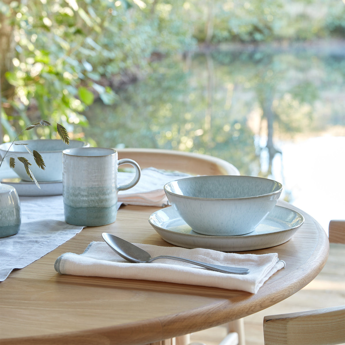Kiln Green Mugs - Set Of 2
