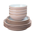 Elements Sorbet Pink 12 Piece Dinner Set