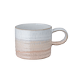 Kiln Coral Small Ridged Mug