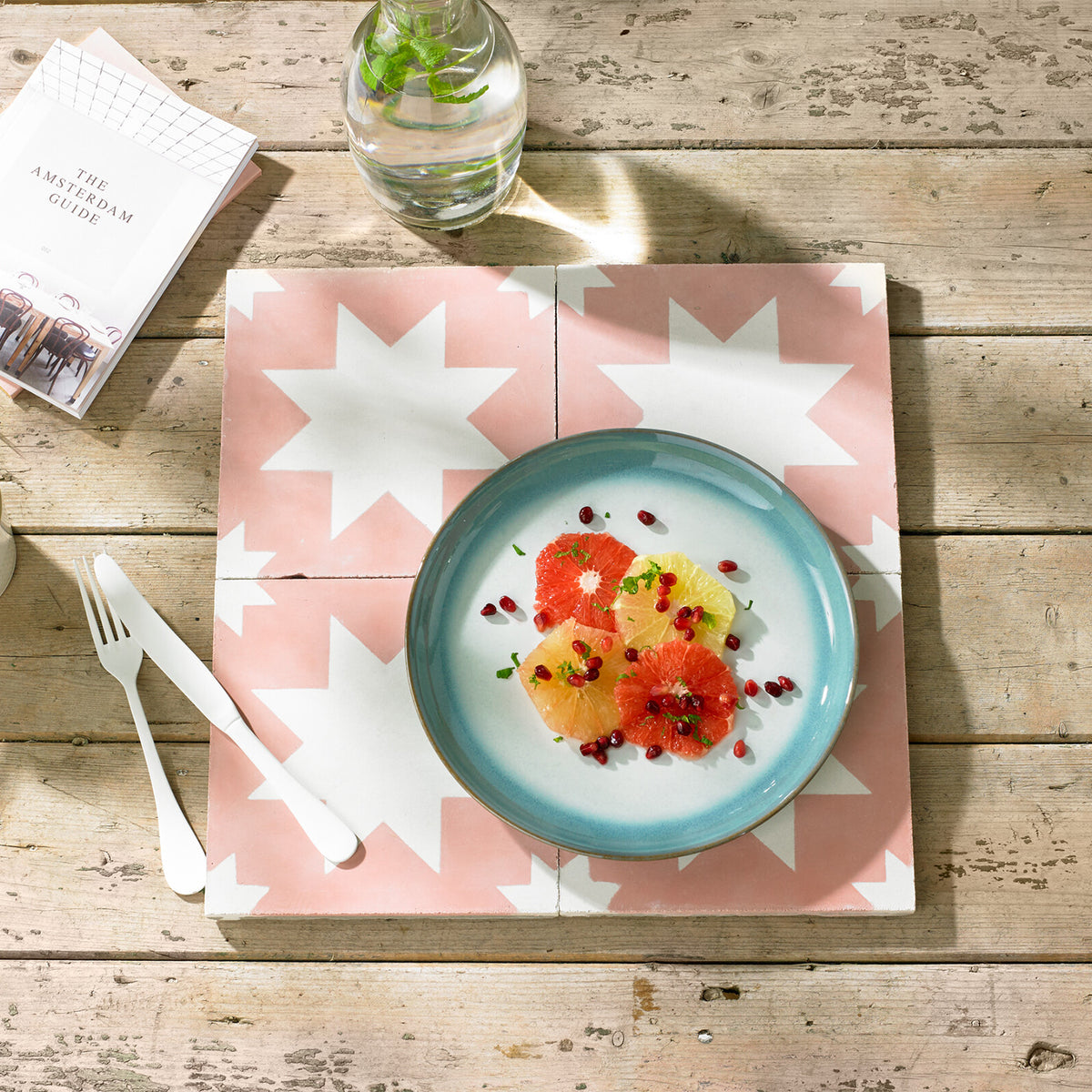 Azure Haze 12 Piece Coupe Dinner Set