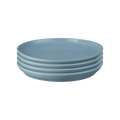 Elements Blue Coupe Dinner Plates - Set Of 4