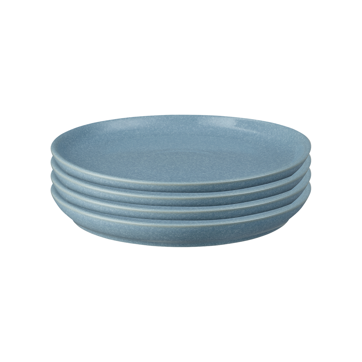 Elements Blue Coupe Dinner Plates - Set Of 4