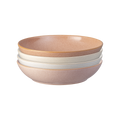 Quartz Rose 4 Piece Pasta Bowl Set