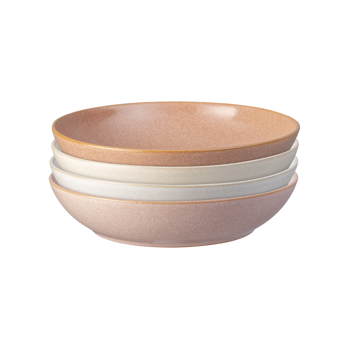 Quartz Rose 4 Piece Pasta Bowl Set