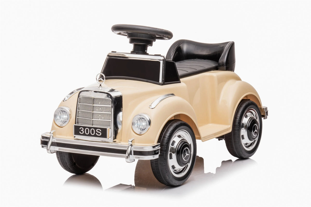 Licensed Vintage 6V Mercedes Benz 300S 1 Seater Mini Kids Ride On Car