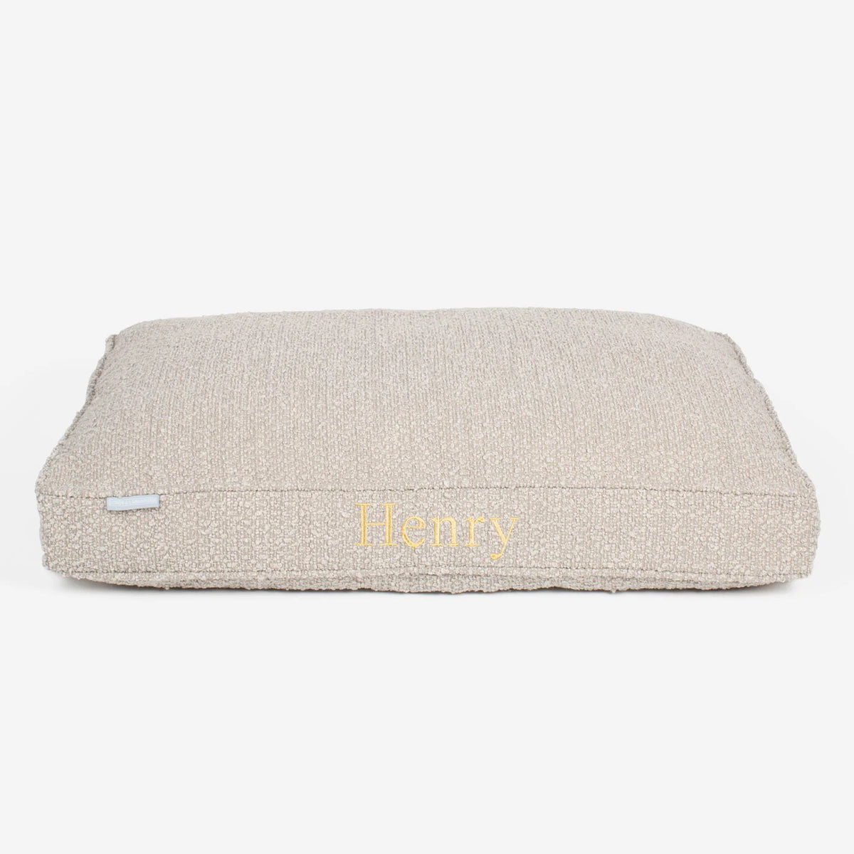 Dog Cushion in Mink Boucl