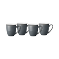 Elements Fossil Grey Coffee Beaker/Mugs - Set Of 4