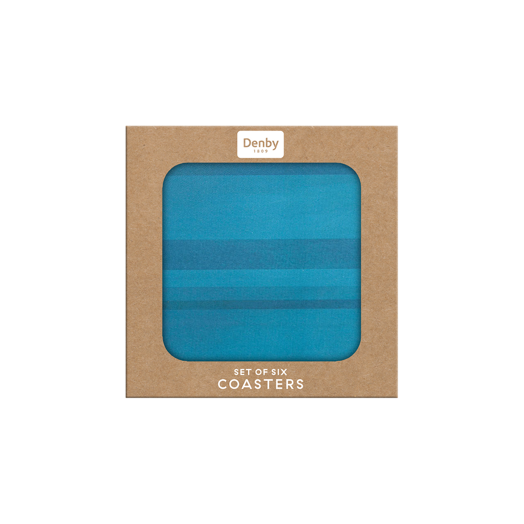 Colours Turquoise Coasters - Set Of 6