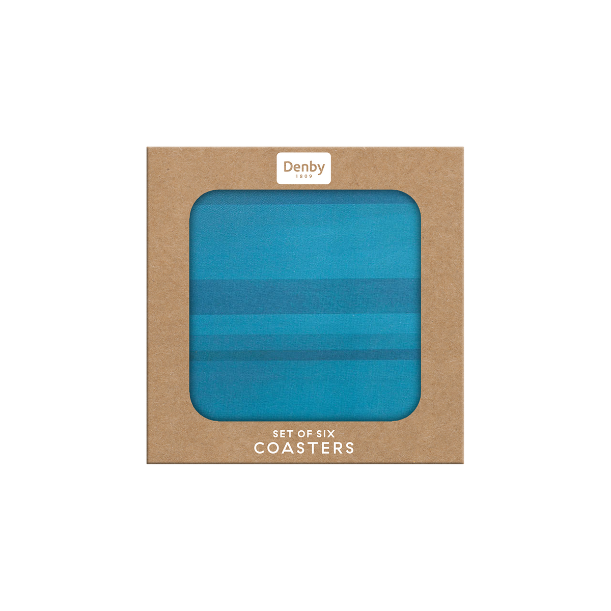 Colours Turquoise Coasters - Set Of 6