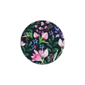Dark Floral Round Coasters Pack Of 6