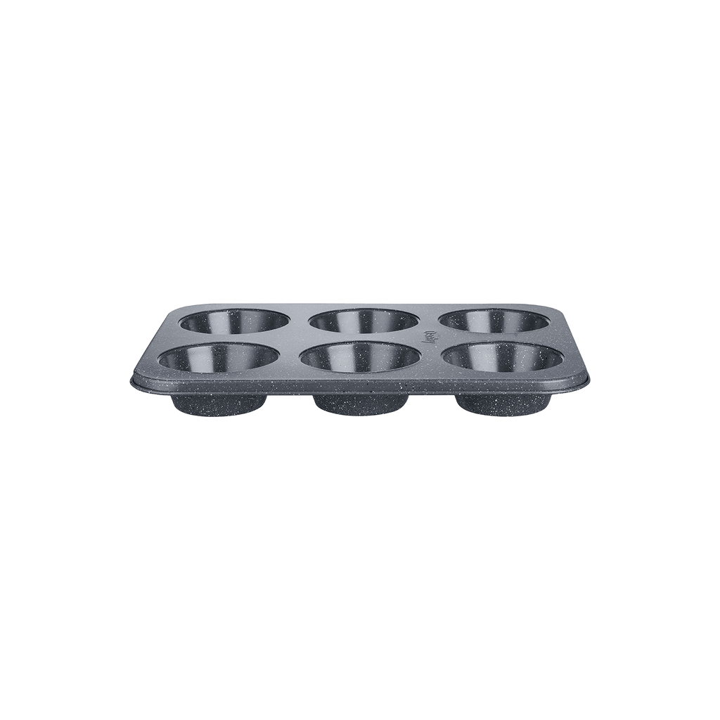 Denby Quantanium Finish 6 Cup Muffin Tin