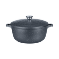 Granite Finish Cast Aluminium 28Cm Casserole Dish