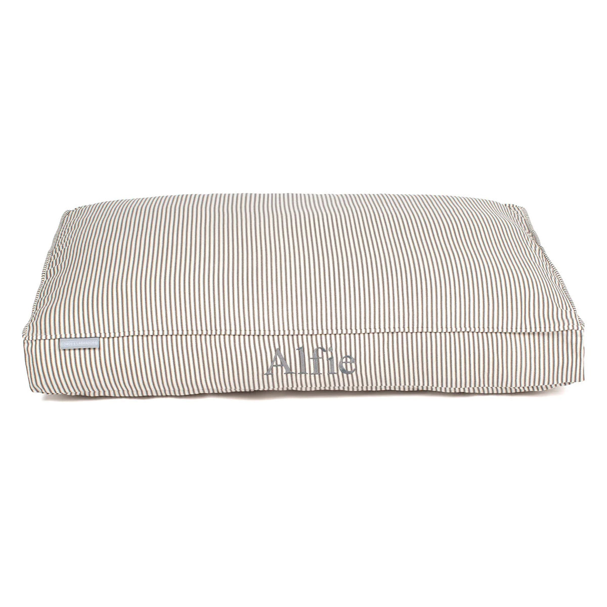 Dog Cushion in Regency Stripe