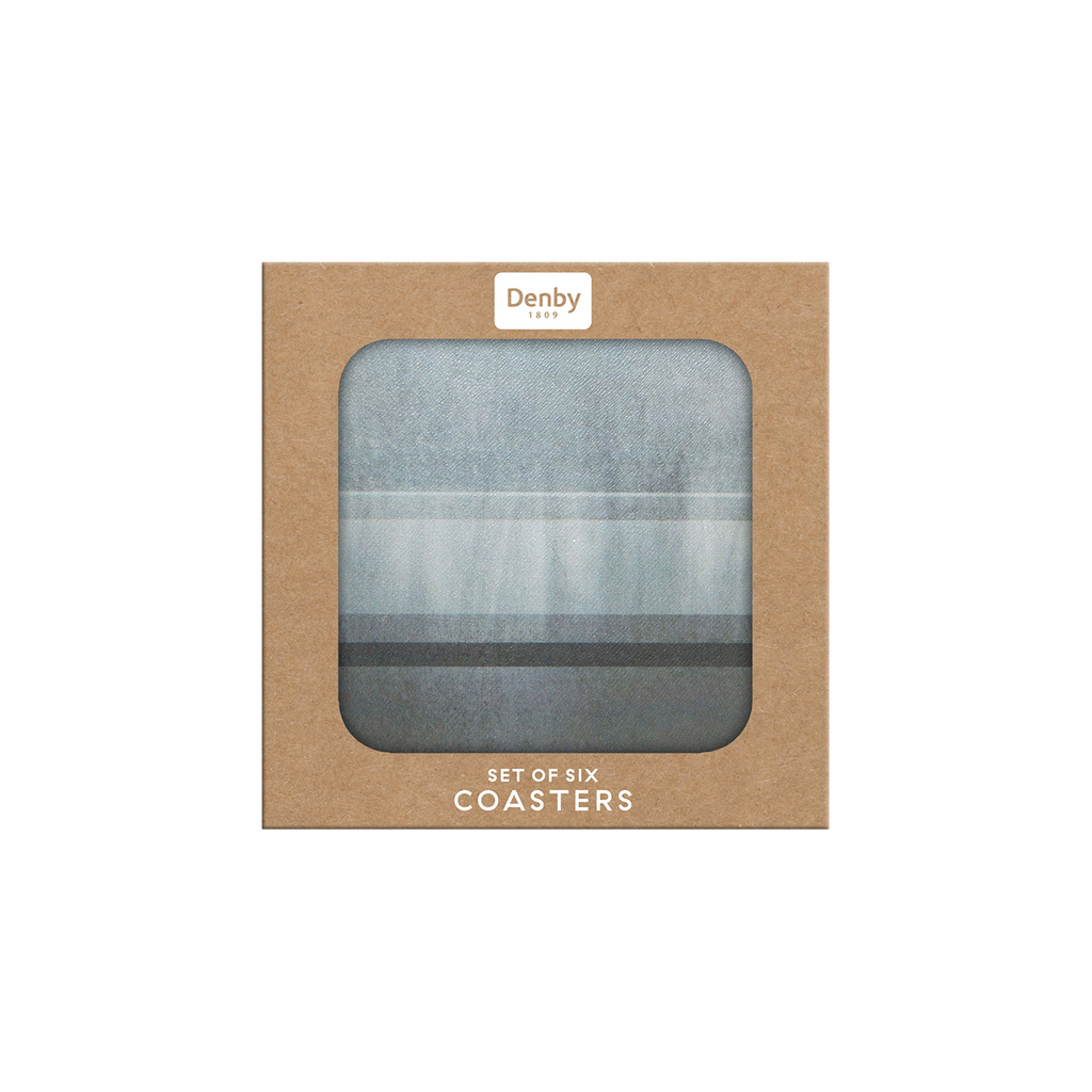 Colours Grey Coasters - Set Of 6