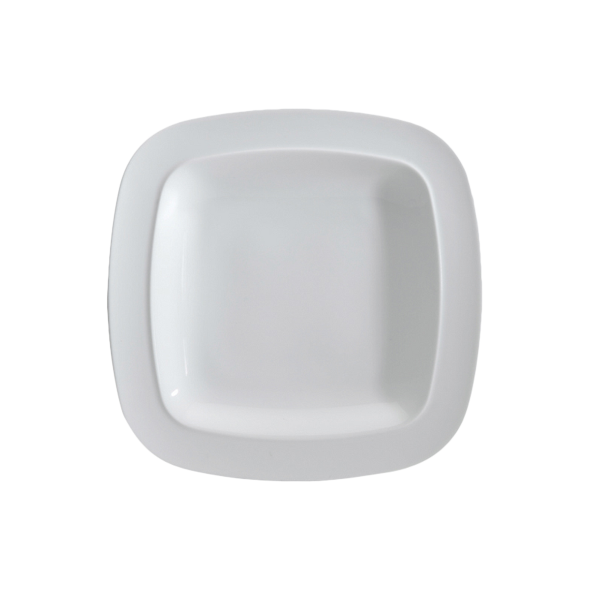 White Squares Medium Plate