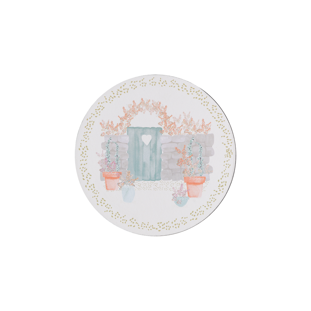Walled Garden Round Coasters Pack Of 6
