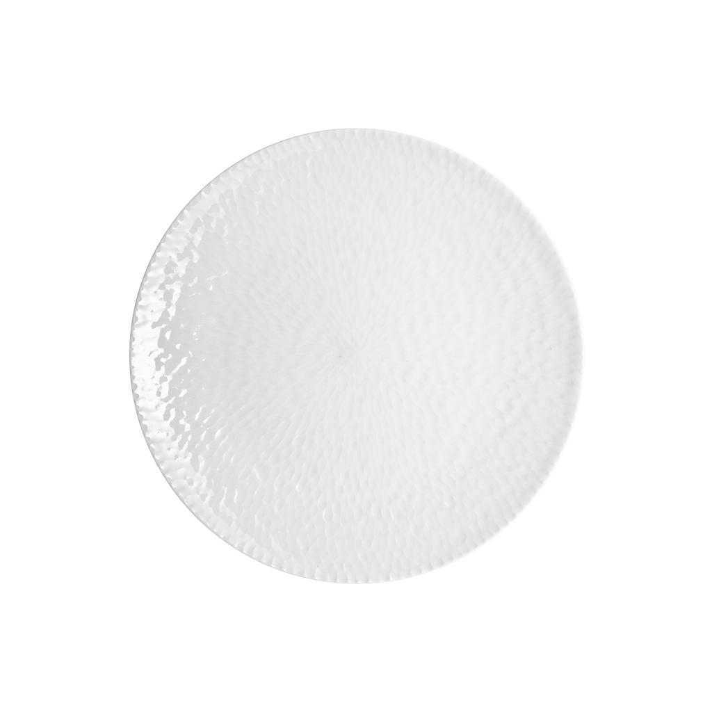 Carve White Medium Plate