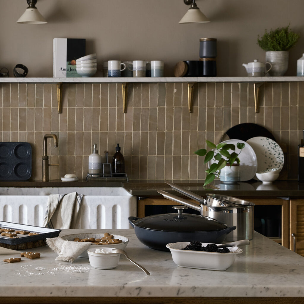 Denby Halo Cast Iron 30Cm Shallow Casserole