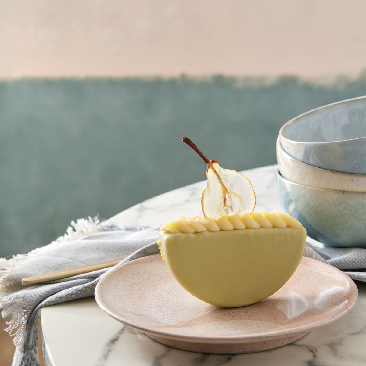 Kiln Pastels Accent Small Plates - Set Of 4
