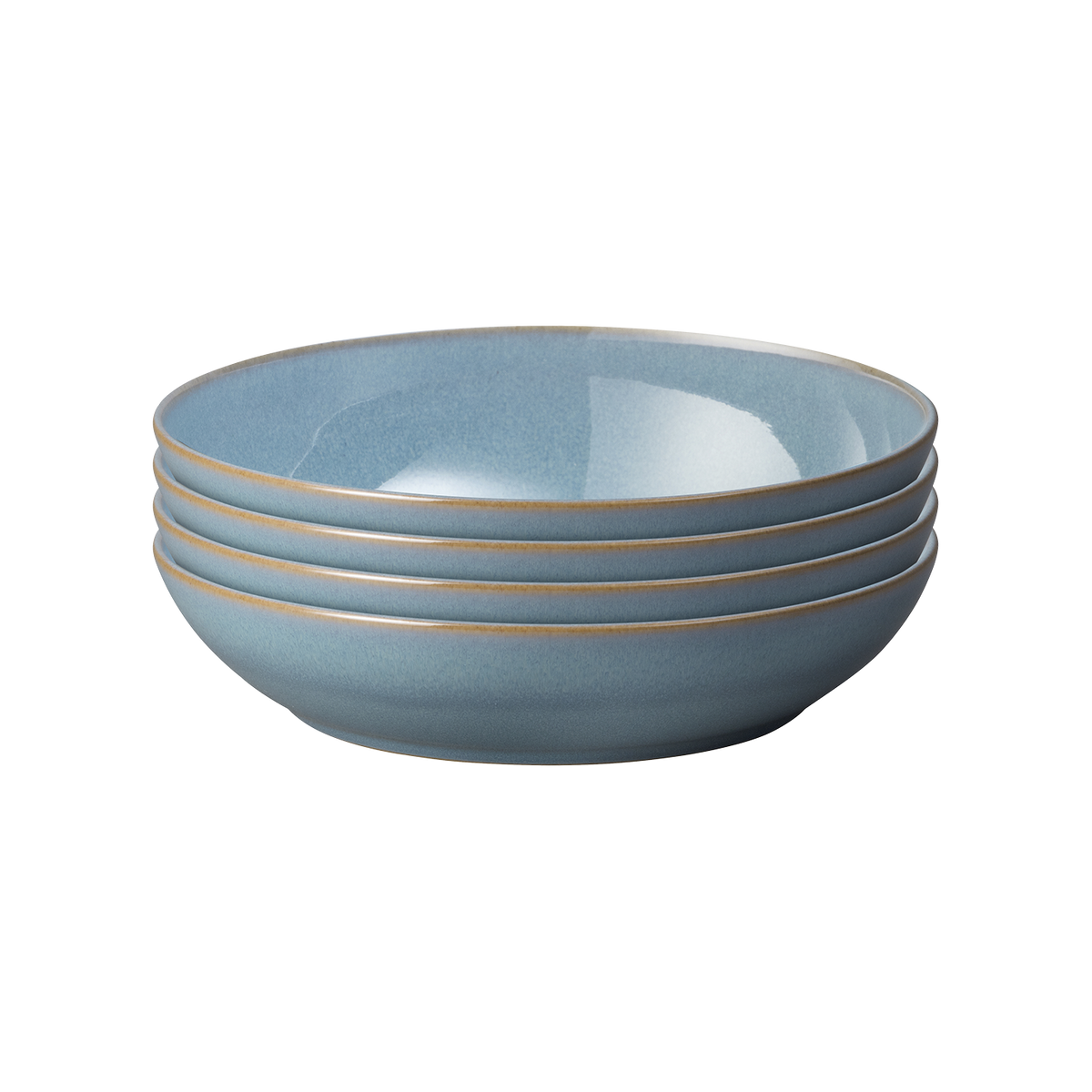 Azure Coupe Pasta Bowls - Set Of 4