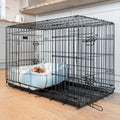 Cozy & Calming Puppy Cage Bed in Balmoral Tweed