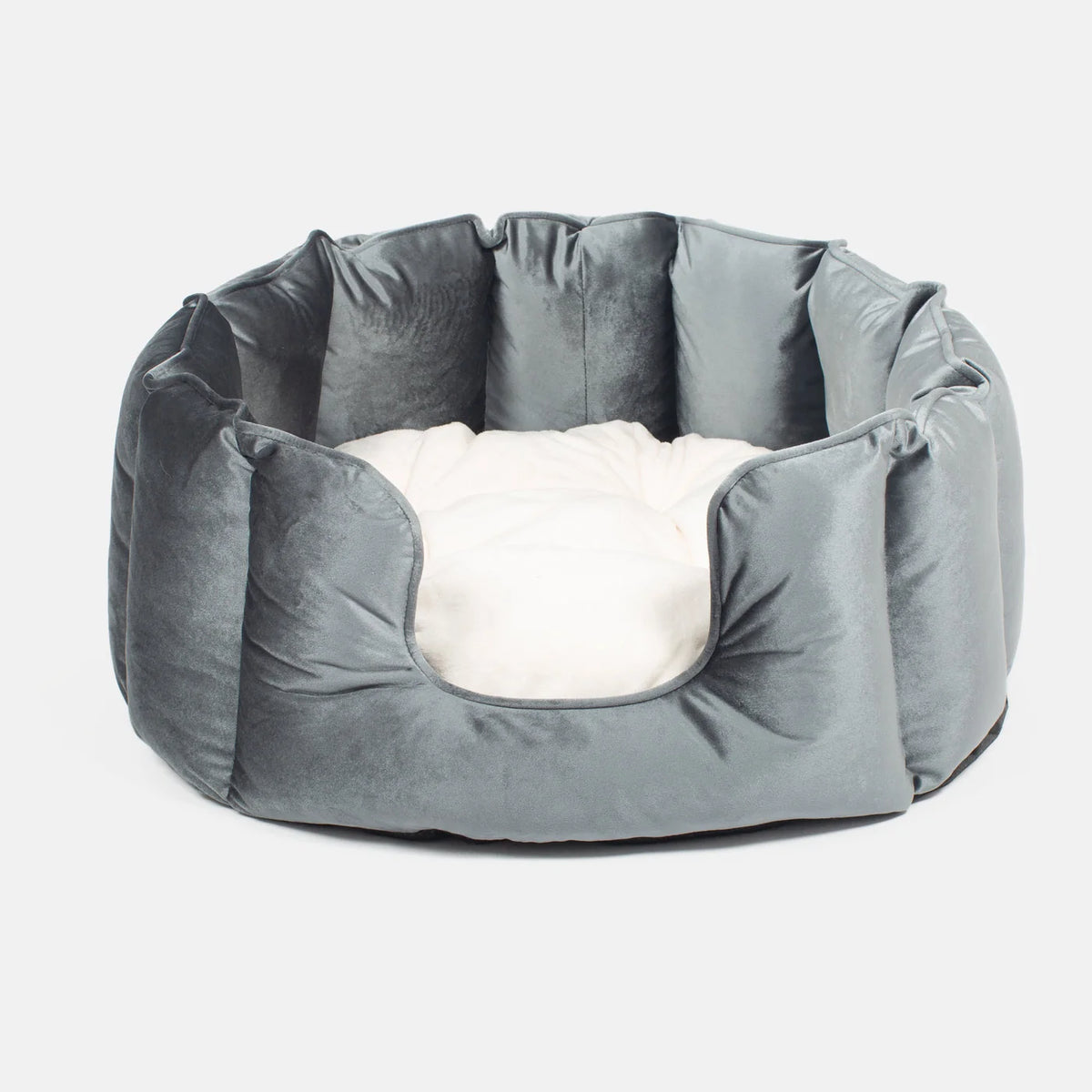 High Wall Bed For Dogs in Velvet