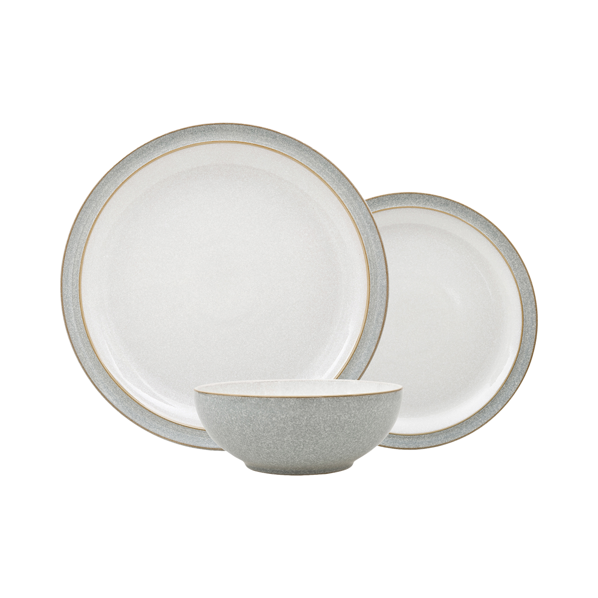 Elements Light Grey 12 Piece Dinner Set