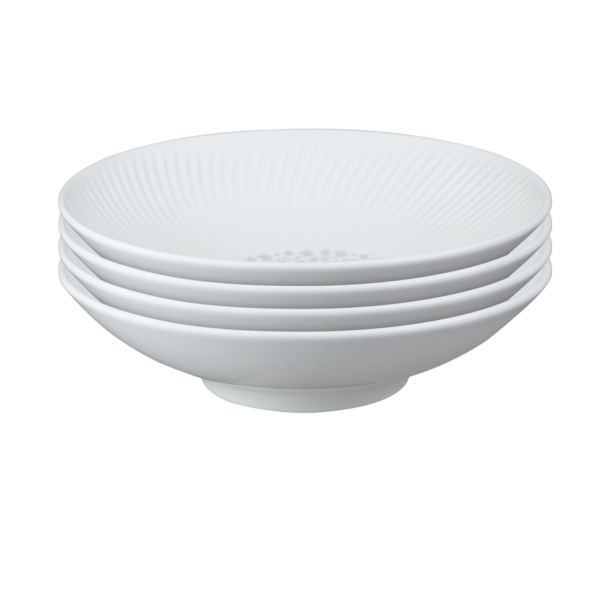 Porcelain Constance Set Of 4 Pasta Bowls