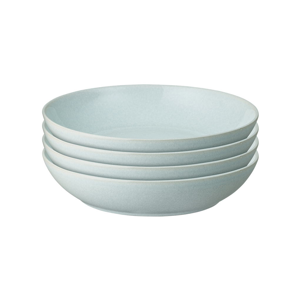 Elements Jade Light Green Pasta Bowls - Set Of 4