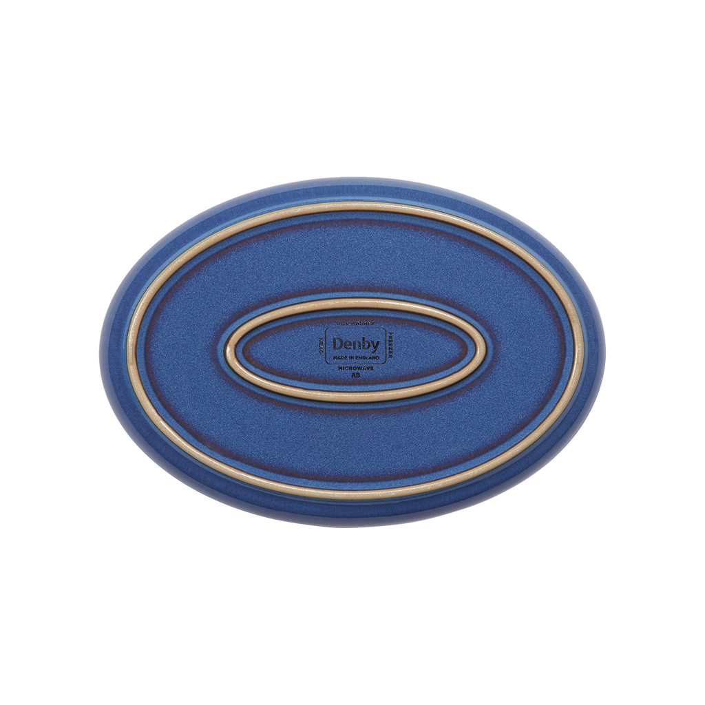Imperial Blue Medium Oval Tray Seconds