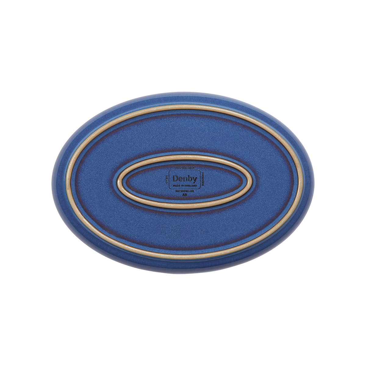 Imperial Blue Medium Oval Tray Seconds