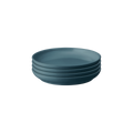 Elements Jade Dark Green Coupe Small Plates - Set Of 4