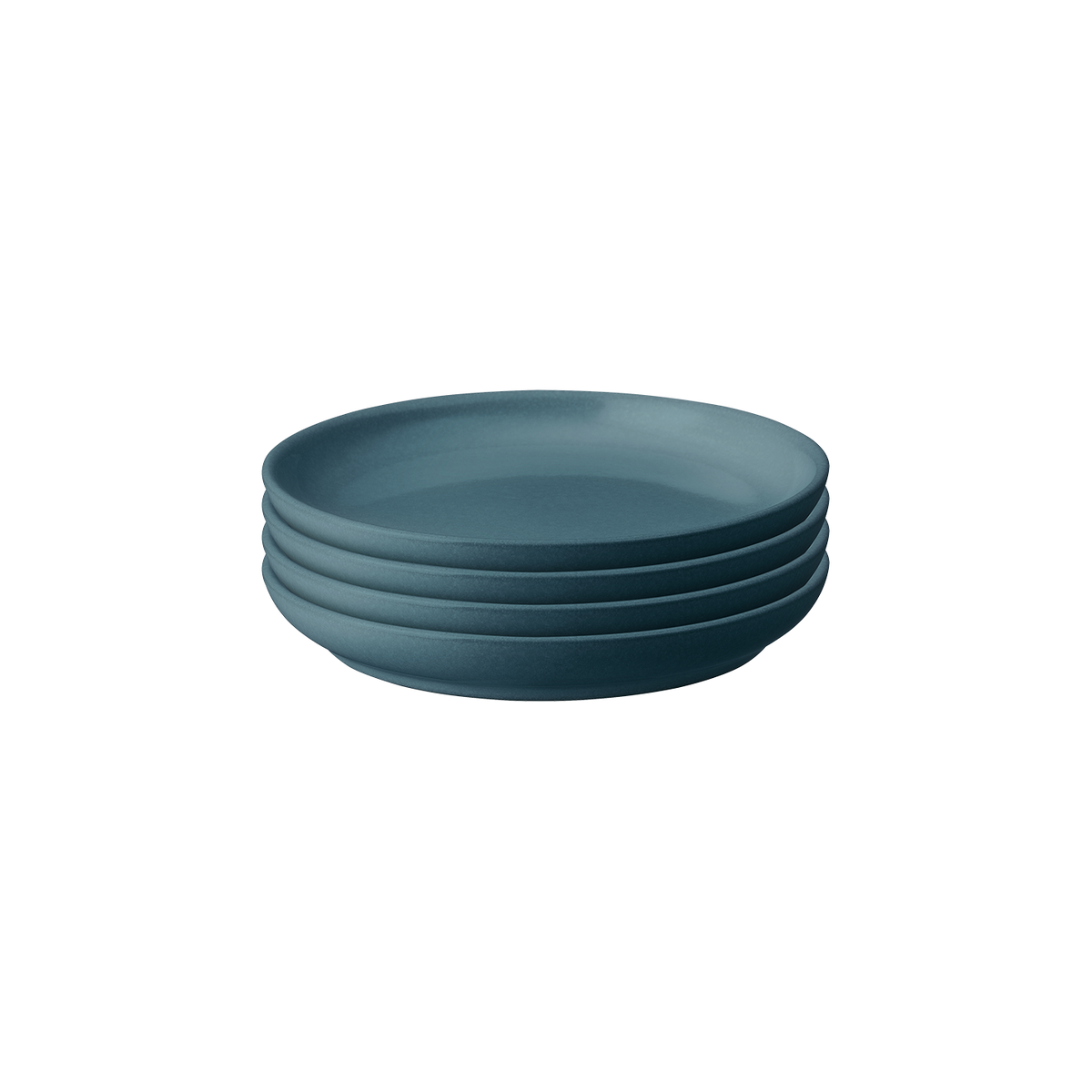 Elements Jade Dark Green Coupe Small Plates - Set Of 4